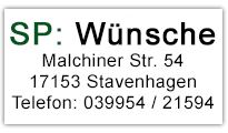 SP:Wünsche Stavenhagen SP:Wünsche
